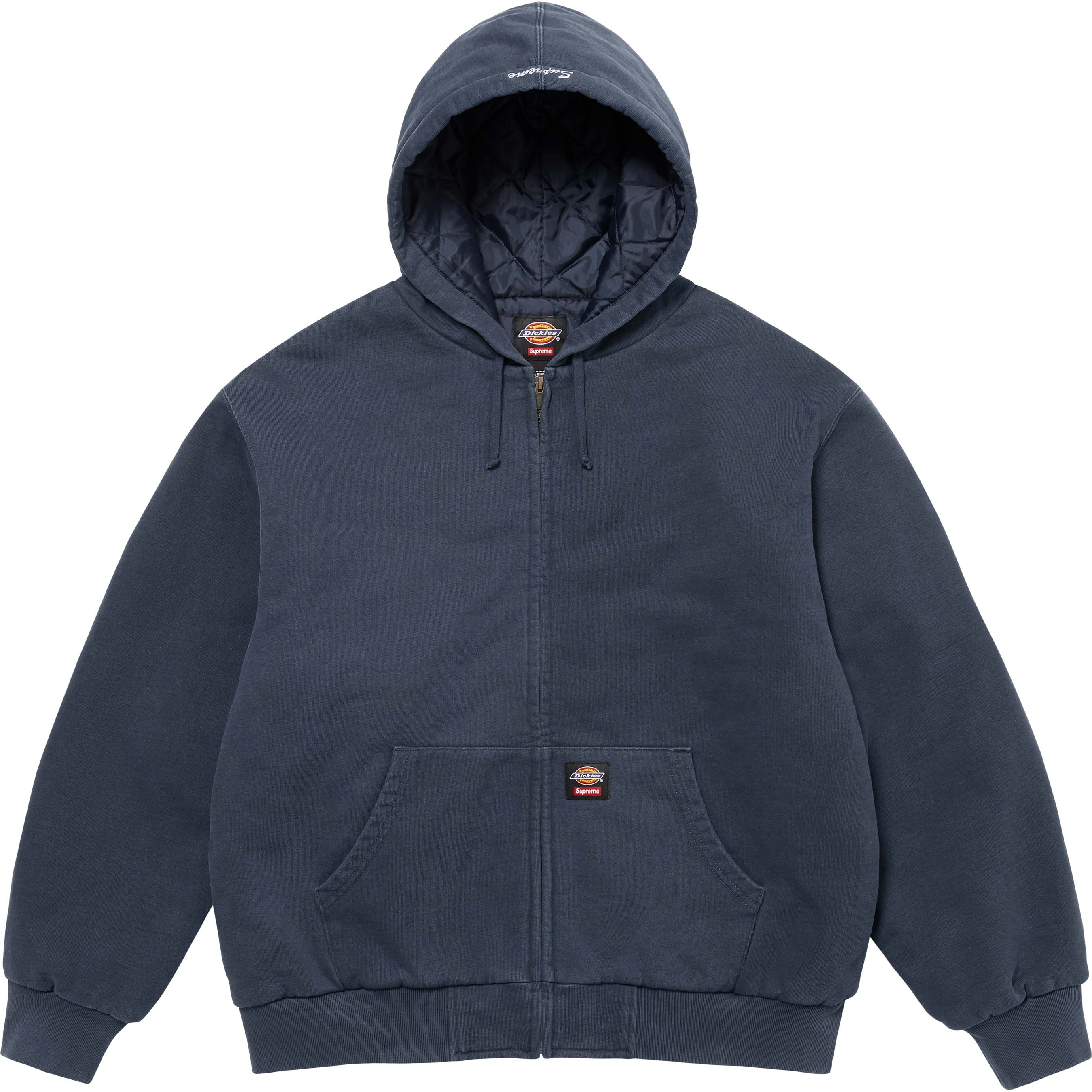 Supreme®/Dickies® Quilted Lined Zip Up Hooded Sweatshirt view 21